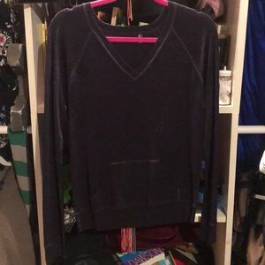 Black Merino Wool Pullover Sweater